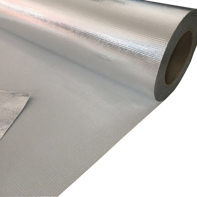 Resistencia al fuego de aluminio Fibra de vidrio para aislamiento térmico