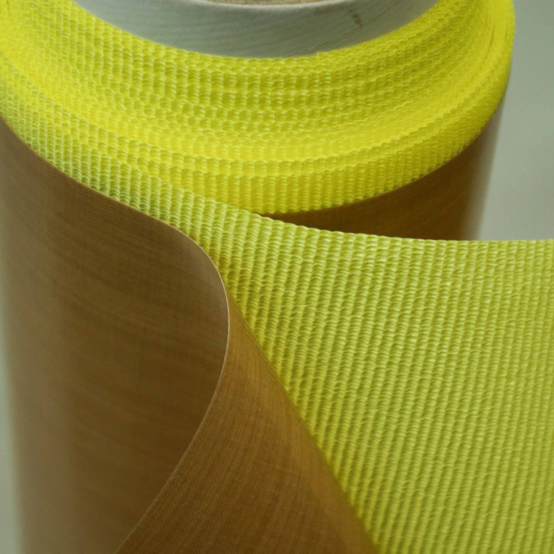 PTFE adhesive tape PTFE coated fiberglass cloth na may pandikit at release na papel